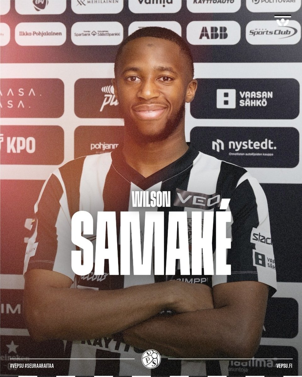 AcademieSRFC's tweet photo. 🇫🇮 Wilson Samaké (2004) continue son tour d’Europe ! Il est prêté pour la fin de l’année au Vaasan Palloseura. 

Juillet 2025 : signe pour 3 ans à @Bandirmaspor 🇹🇷 
Janvier 2026 : prêté 6 mois à l’@Arda_1924 🇧🇬
Août 2026 : prêté 6 mois au @VPS1924 🇫🇮 https://t.co/gO5HCCej3g