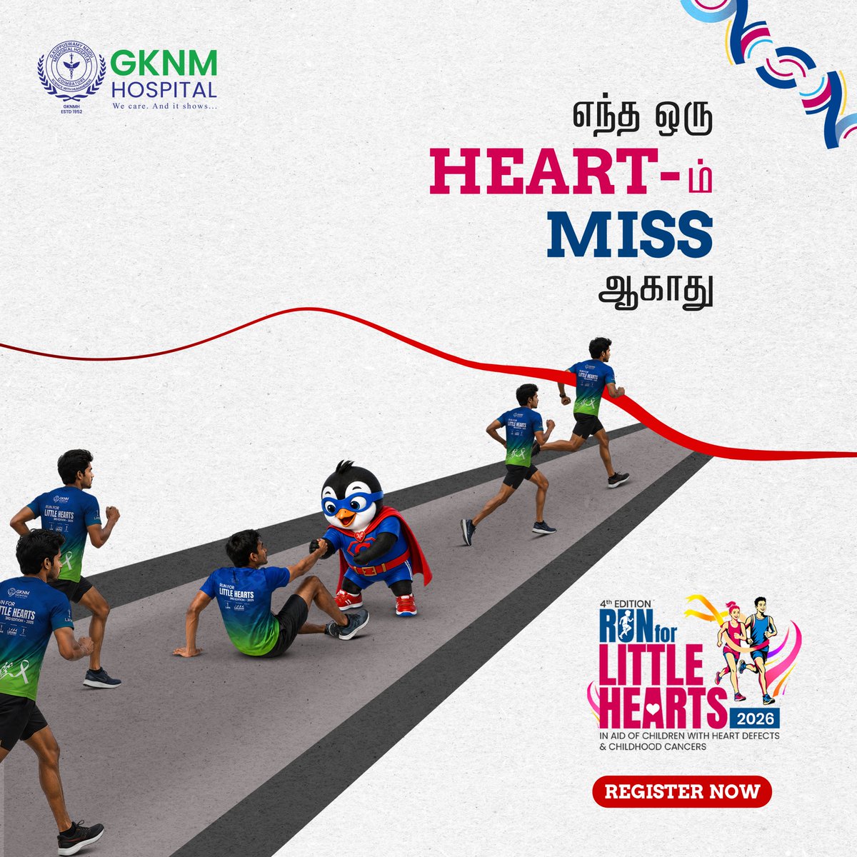 GKNMHospital's tweet photo. "Indha time endha oru ๐ก๐๐๐ซ๐ญ-๐ฎ๐ฆ ๐ฆ๐ข๐ฌ๐ฌ ๐๐๐ ๐๐๐ก๐ฎ."
๐๐๐๐ ๐๐จ๐ฌ๐ฉ๐ข๐ญ๐๐ฅ presents the 4th Edition of ๐๐ฎ๐ง ๐๐จ๐ซ ๐๐ข๐ญ๐ญ๐ฅ๐ ๐๐๐๐ซ๐ญ๐ฌ ๐๐๐๐.
๐๐๐๐ง๐ ๐ ๐๐๐๐ฅ๐๐ฆ!
https://t.co/WAKZr1b16o
#RunForLittleHearts #GKNMiOP #GKNMHospital https://t.co/3IhLQSjktO