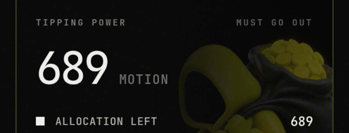Rtr11_hunter's tweet photo. Tips nya jangan ngespam @tipmotion dikomen

Komen aja $MOTION blaa blaa apa kek gtu ngabb

Mayan nih power gw nambah 600 an lohh... 
@motiontip 
#airdrop https://t.co/oGfZkuopye