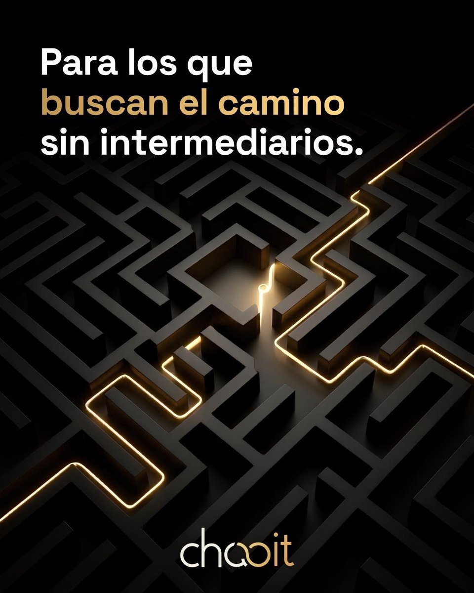 chabitexchange's tweet photo. 🧩EL PROBLEMA NO ES QUE NO HAYA CAMINO.
Es todo lo que se queda en medio.
Más pasos.
Más intermediarios.
¿Y si pudiéramos tomar una ruta más directa?
✨Chabit está construyendo ese camino.
👉Descubre más en https://t.co/bbzdWqSWU2
#Chabit #Fintech #Innovación #Futuro https://t.co/0FAVfQVRTY