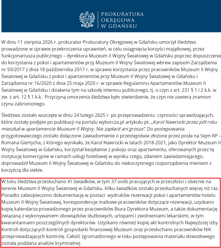 HubnerrMax's tweet photo. Zwróćcie uwagę na ostatni akapit postanowienia o umorzeniu śledztwa ws. Karola Nawrockiego jako dyrektora Muzeum II WŚ.

Przecież oni na tę hucpę rozpoczętą przez Michnika i Giertycha, która miała zniszczyć Prezydenta RP, wydali MAJĄTEK I NISZCZYLI ZWYKŁYM LUDZIOM ŻYCIE.

Dno. https://t.co/4IUDOiNN0M