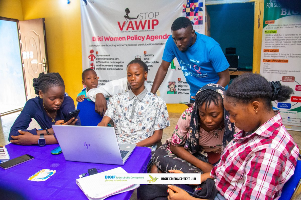 BigifNGO's tweet photo. Day 7 of WAGE-H 2026! 💙

Growth is happening every day. From learning new skills to building confidence, our participants are proving that consistency is the foundation of success. https://t.co/bWkRYgIVLG