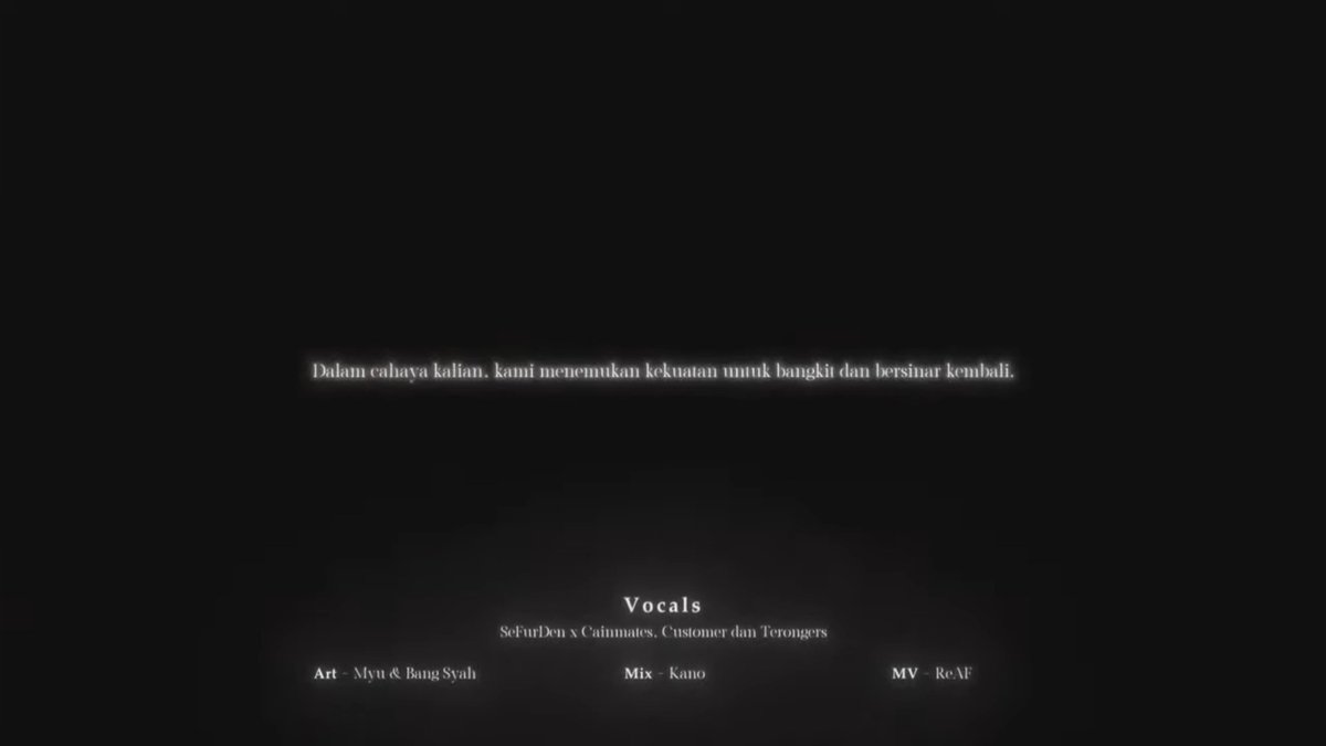 Ecieccy's tweet photo. This project were so so so magical. I can't even describe this just with a word. Thank you Harris, Arion, Gin, Terongers, Customers, and Cainmates! You guys amazed me by your hard work. 

I love u guys so much, so so so much (sadly ga bisa join project nya :<) https://t.co/ovHPTqMpBv