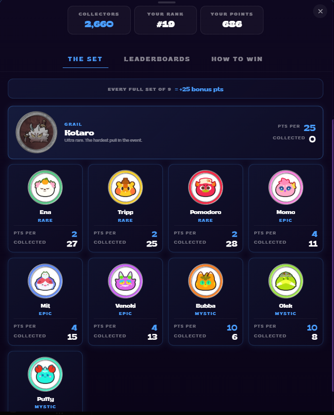 sintu_ron's tweet photo. @brydisanto @Peenjee @TheWyllt @cryptdk2 @pindropgame @AxieInfinity @goodvibesclub @DoxTS85 @CharlesVelez85 @finlvnd @NFT_Dee sir i need your help. why my points are all cleared after finishing 19? @pindropgame https://t.co/SlQPD5EPcl