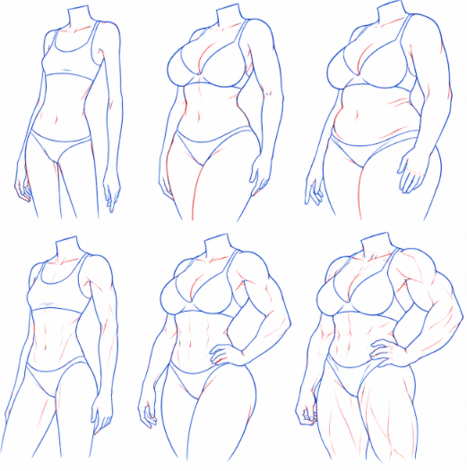 BearDesignX's tweet photo. woman body types! https://t.co/JLlSfFdtZO