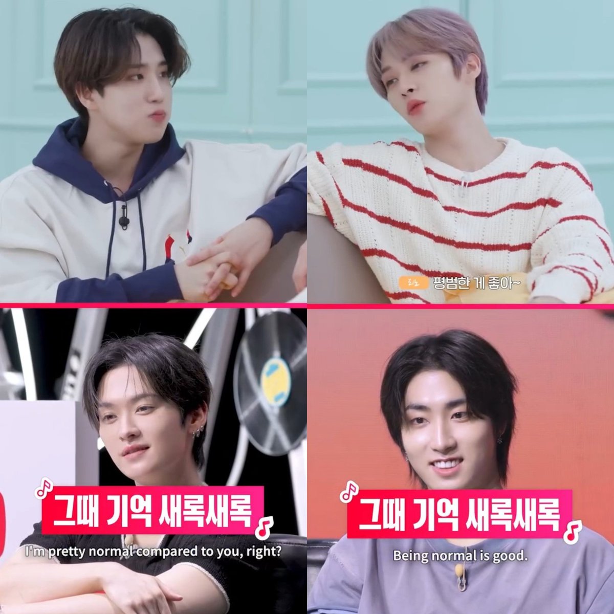minsungroll's tweet photo. minsung seeing this down bad moment &amp; the only reaction is fond fond fond https://t.co/LPKog6iLKh