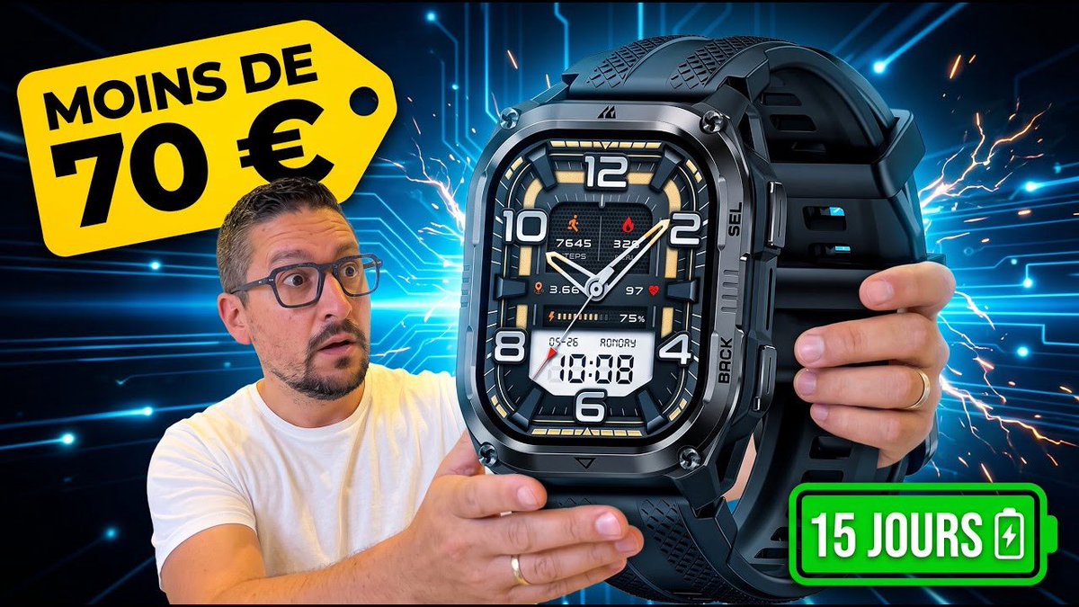 braindegeek's tweet photo. Je l’offre à un abonné qui commente la vidéo avec un commentaire constructif 👀

15 jours d’autonomie pour 69 € ? Test, avis de la montre connectée Kospet Pulse 2
https://t.co/ZDmPqBxZcr https://t.co/EQ4l4VD3Pr