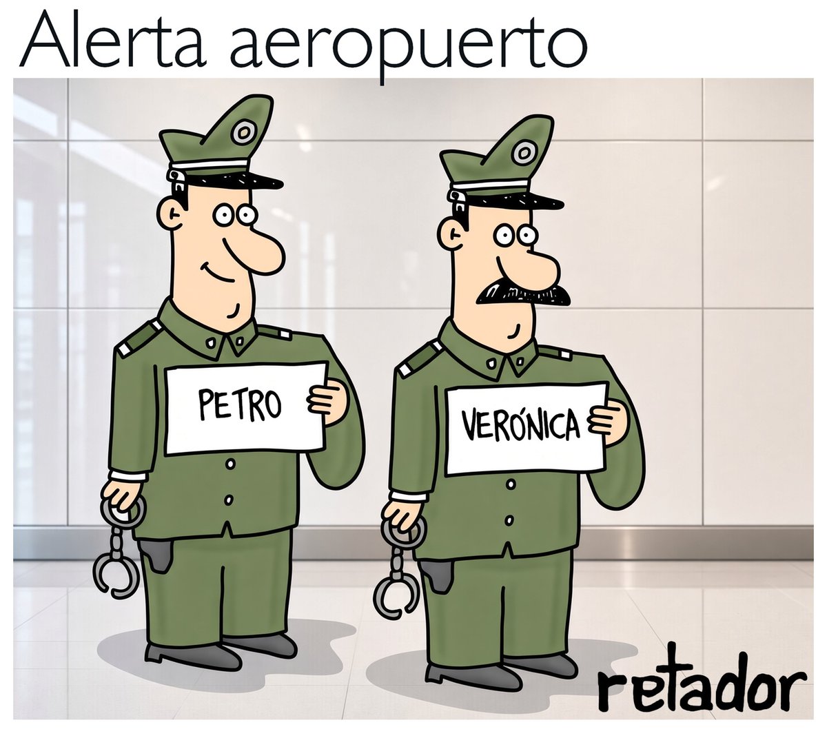 Rettador's tweet photo. En estos momentos es cuando más debemos rodear a Gustavo Petro y a su familia… para que no se sigan volando. La Verónica ya se voló a Suecia. El Congreso debe evitar que Petro se vuele y vuelva a quedar impune. https://t.co/veOoQOg1vO