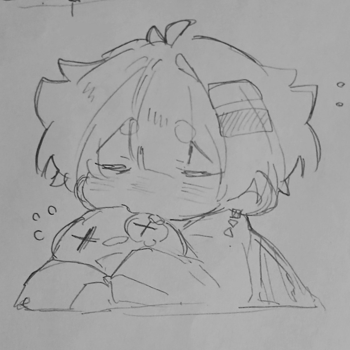 sera1_sub's tweet photo. 久々のアナログ描きたいものかいた(  ◜𖥦◝  )🐧🐧 https://t.co/1bkTonhFfe