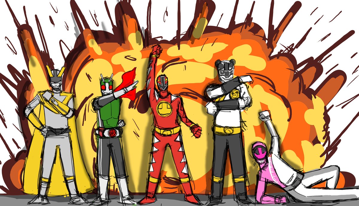 bungbird555's tweet photo. 파워레인저 노답레인저 #SuperSentai #파워레인저 https://t.co/kzStlMvRrZ