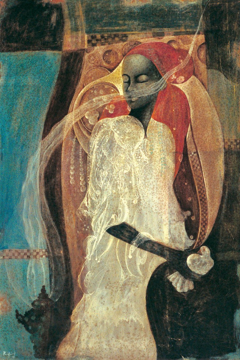 foxypiano's tweet photo. Jean-René Jérôme, Woman with Pigeon, 1973 https://t.co/BIiwJZioWW