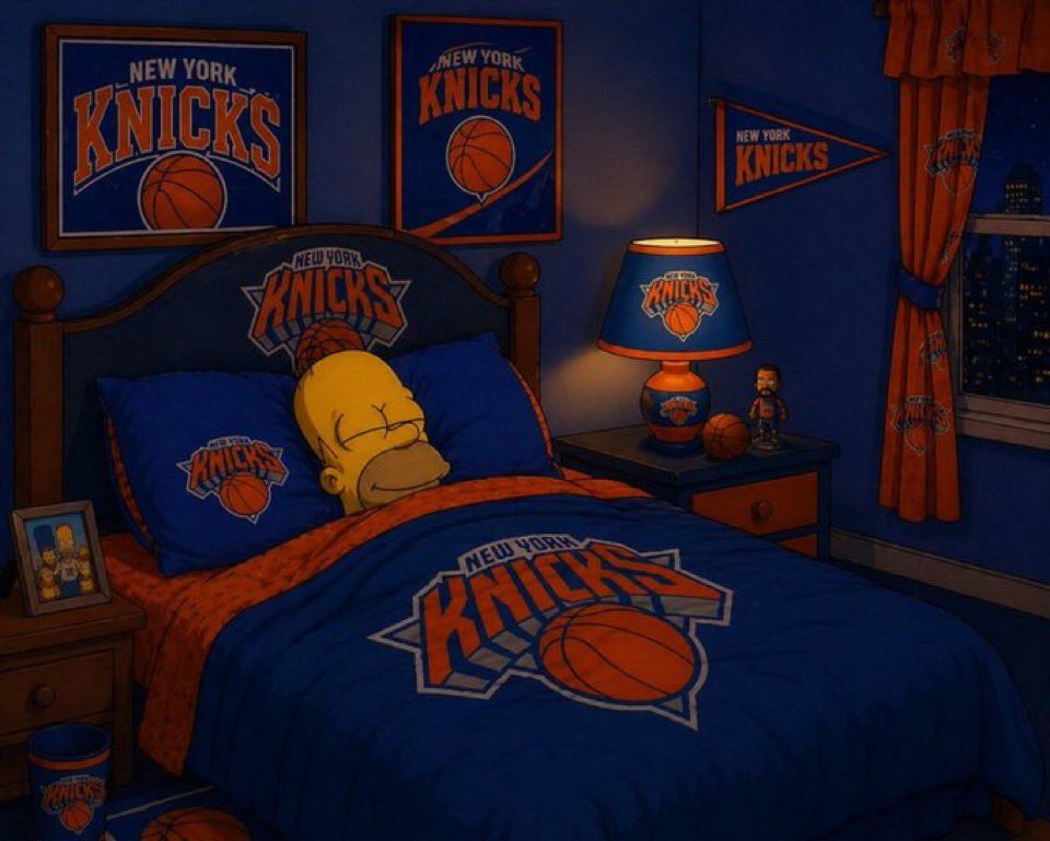 HarlemW68630436's tweet photo. It’s still Knicks in 5 and we sleeping good https://t.co/O5AF7WkTxb