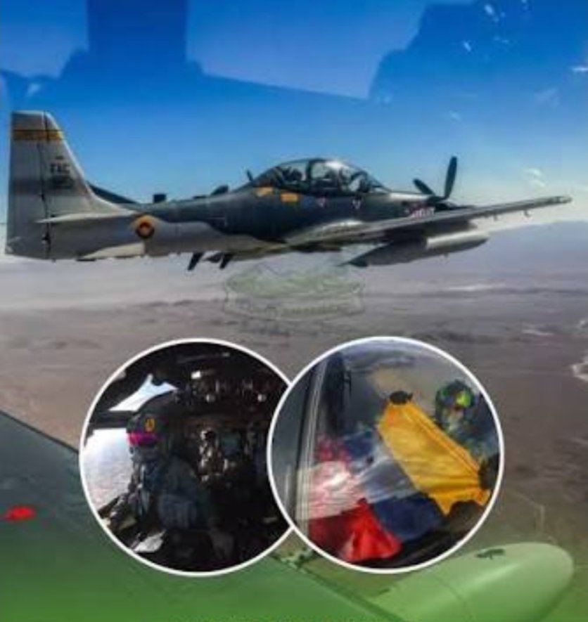 JoseWilmerPache's tweet photo. 🚨 ATENCIÓN COLOMBIA 🇨🇴
Esta madrugada, las Fuerzas Militares lanzaron una contundente ofensiva aérea contra el ELN en el Catatumbo. Aviones Kfir y A-29 Super Tucano impactaron cinco campamentos y dos búnkeres de esa organización criminal.
Además, fueron incautados armamento, abundante munición y equipos de comunicación. Se verifica si entre los resultados de la operación fueron neutralizados cabecillas del ELN.
🇨🇴 ¡A los terroristas se les combate con toda la fuerza del Estado!
