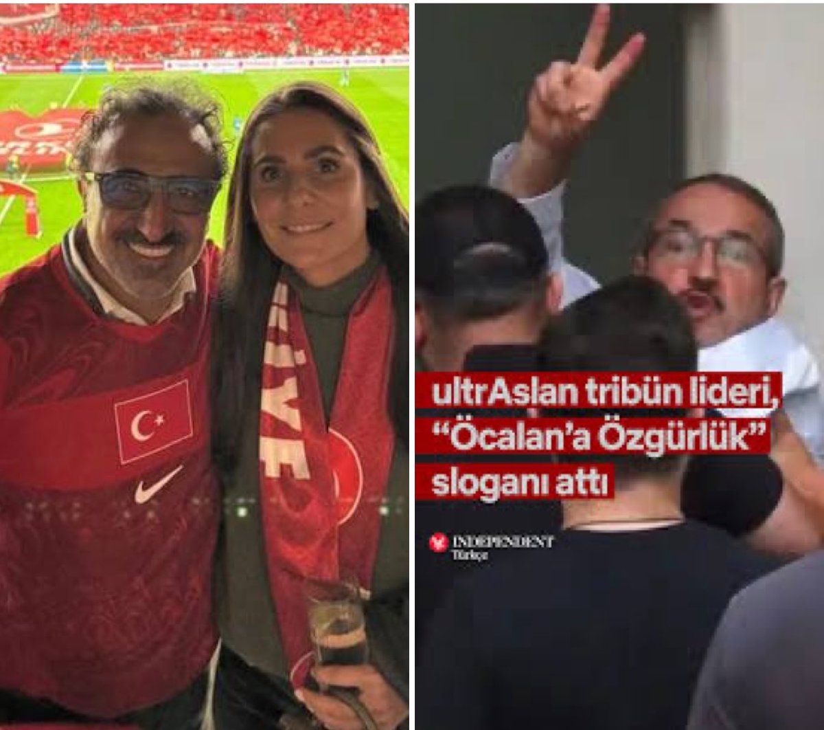sinan_deyup's tweet photo. gs taraftarına göre soldaki terörist, sağdaki de namaz kılan bir milliyetçi 😂 https://t.co/UwqEAFlQVn