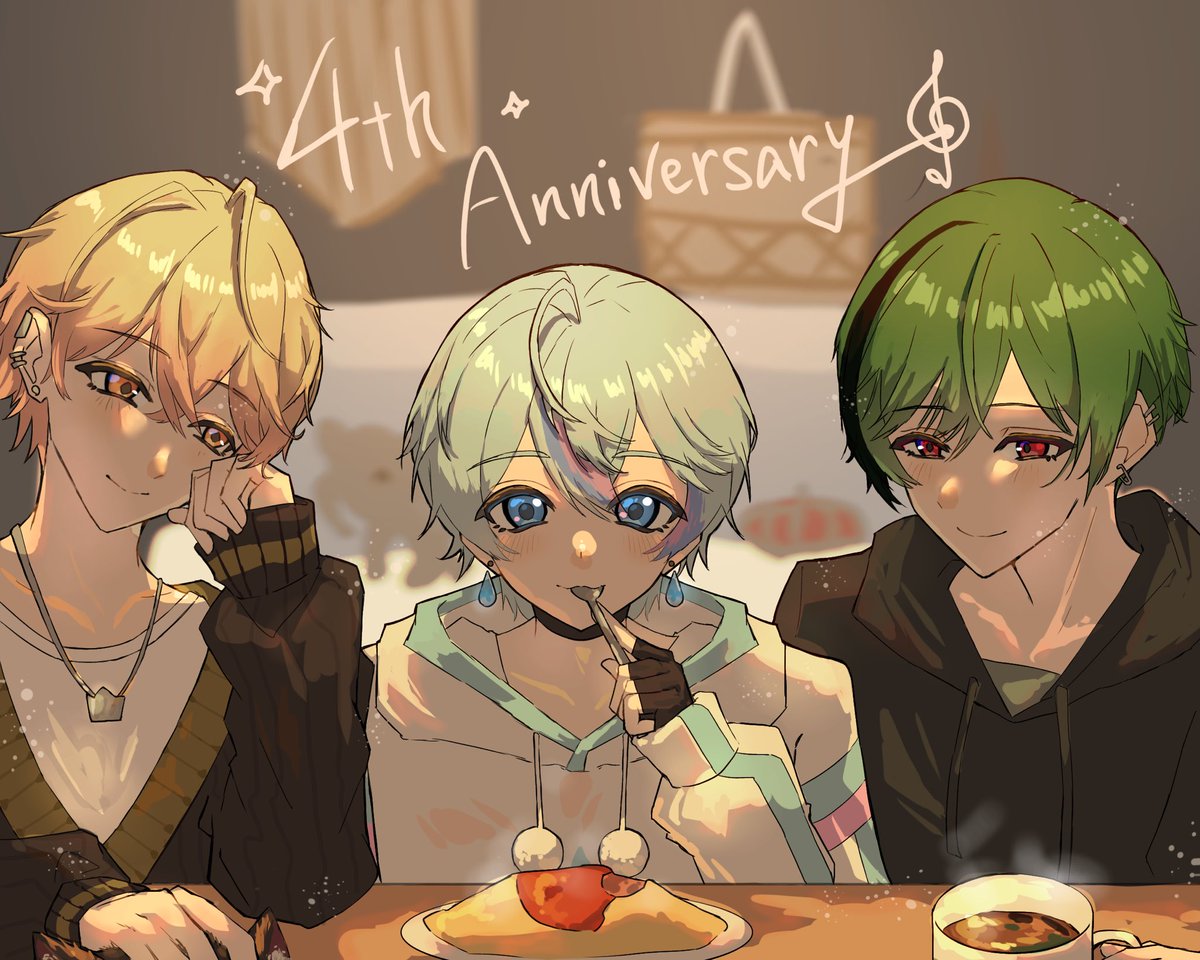 natonato_sf's tweet photo. 4周年おめでとうございます！
娘と3人ずつ描かせていただきました✨

これだけの期間勢いを保ち楽しませてくれている努力に敬意と感謝でいっぱいです。

ますます加速していくシクフォニを、これからも応援させてください🥂

#シクフォニ4周年 
#シクスフォト https://t.co/Y5ZJhwFgBM