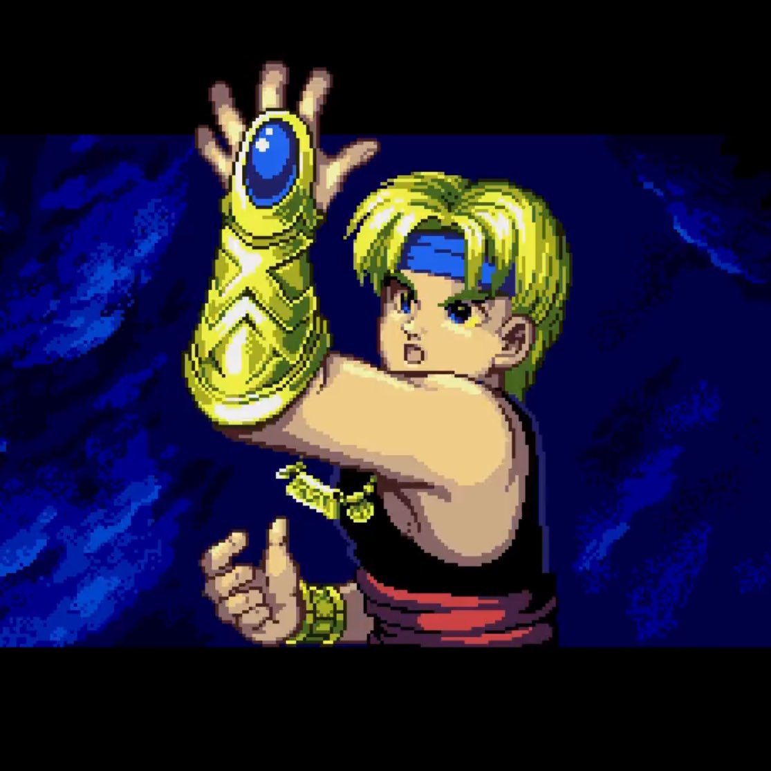 ariga_megamix's tweet photo. Beyond Oasis
ストーリーオブトア

32年ほど前に開発でドット絵を打ってたメガドラのゲーム。
見下ろしで移動が前後左右なので一つのキャラにもたくさんドット絵でアニメパターンを描きました。
今でも現行機で遊べる環境があり、ありがたいです。

デモは、原画が私でドットが彩乃さん。 https://t.co/SEdoH2C9pg