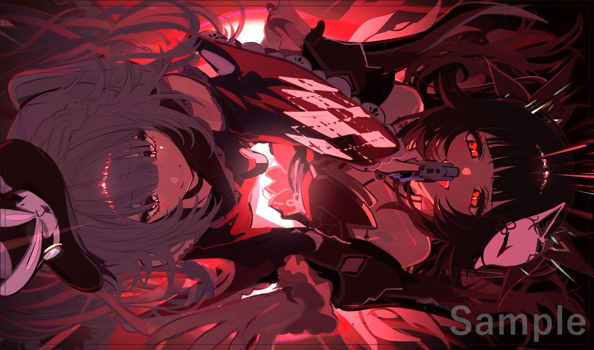 shirotsumetcg's tweet photo. 【フォロー＆リポストキャンペーン】
C108にて頒布予定の「花火火花」のスリーブとプレイマットを1名様にプレゼント！！
応募方法は白詰草のアカウントをフォロー&amp;このポストをリポストで完了です！
締め切りは2026年8月21日23時59分までとなります。 https://t.co/cr9yFBrb6a