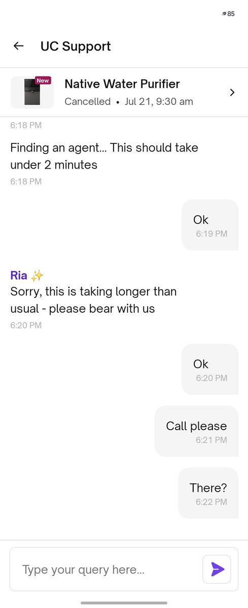 ravichandraa_k's tweet photo. Despite under warranty.
Even after speaking to customer care.
I even booking paid service even when under warranty.
When your c.c was useless
Water still tastes like plastic.
Regreting my purchase.
@urbancompany_UC https://t.co/Sh1IXpfNEs