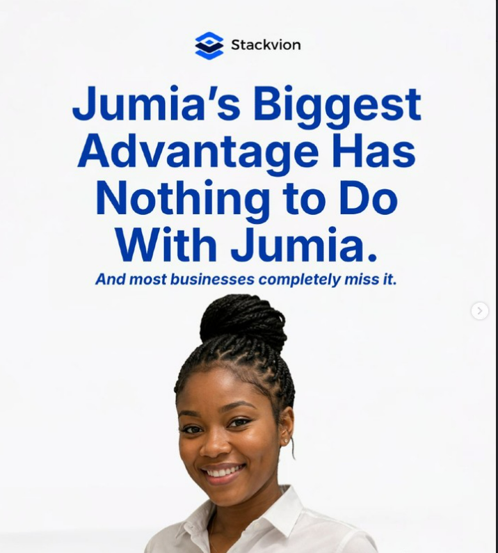 Stackvion's tweet photo. Jumia’s real advantage isn’t that it has more sellers.

It’s that customers don’t have to trust every seller individually.

They trust the system.

Payments. Reviews. Delivery. Returns.

Most SMEs have the opposite problem:

The customer trusts you. https://t.co/oF6g440oIc
