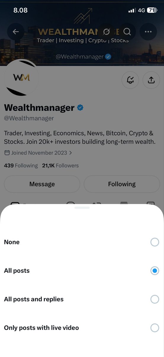Marcvlahovic911's tweet photo. @Wealthmanager Notifications on 🔔
Already liked + reposted + following.
Hoping to be one of the lucky five that 100 USDT would hit different 👀
Good luck everyone &amp; thanks man! https://t.co/zMNzcOXbHu