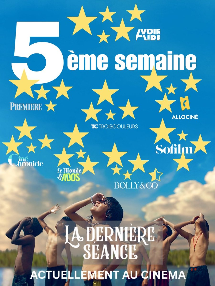 PanNalin's tweet photo. 5e Semaine
ACTUELLEMENT EN SALLE

La Dernière Séance 
Un film de Pan Nalin

★★★★★
« Un magnifique chef-d’œuvre pétri d’espoir et de lumière. »
A Voir À Lire (Laurent Cambon) https://t.co/PCzcGVEhhw