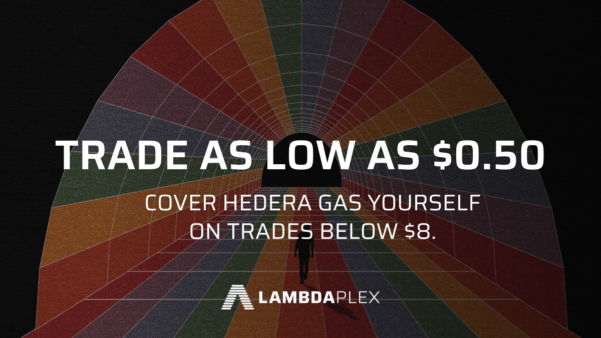 lambdaplex's tweet photo. Want to swap small amounts? We removed the friction. Handle your own network costs and trade micro-values seamlessly.⚡️ https://t.co/4lISRdW14X
