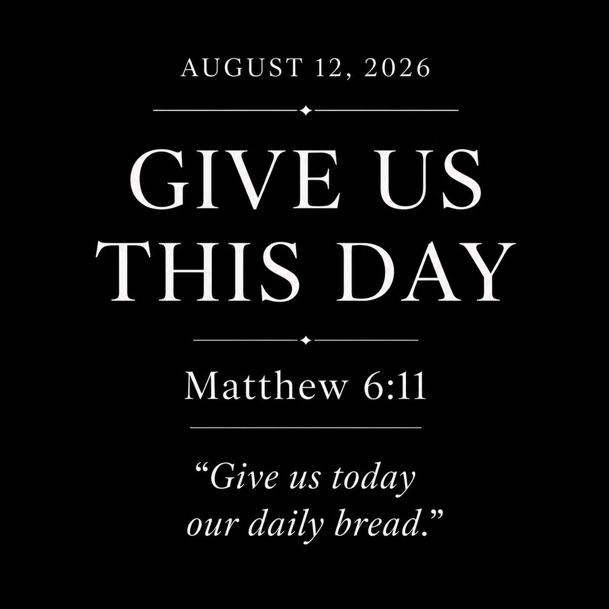 faithbridgeproj's tweet photo. ๐ Daily Devotional | Give Us This Day
Jesus teaches us to ask the Father for our daily bread.
This simple prayer reminds us that we donโt have to carry tomorrow today.
#DailyDevotional #FaithBridgeProject https://t.co/fyJ2p0CBiq