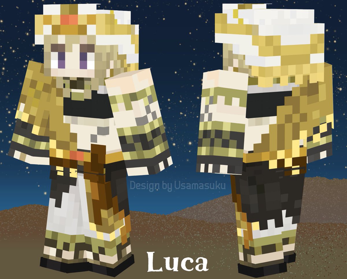 usamasuku's tweet photo. Luca’s mc skin for にじ鯖夏祭り2026 🔗 below
#lucadeezhands #drawluca https://t.co/ArCrII10FN