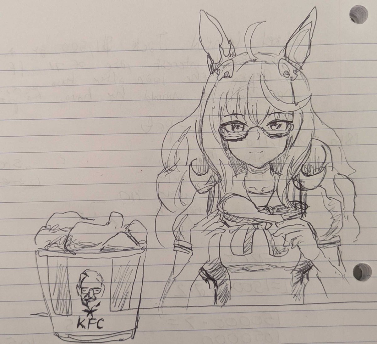 StraziArt's tweet photo. Biwa hayahide doodle https://t.co/Qq4lKvBNAf