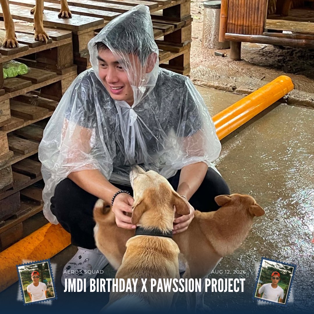 TeamJMIbarraOFC's tweet photo. 𝗝𝗠 𝗜𝗕𝗔𝗥𝗥𝗔 𝗕𝗜𝗥𝗧𝗛𝗗𝗔𝗬 𝘅 𝗣𝗔𝗪𝗦𝗦𝗜𝗢𝗡 𝗣𝗥𝗢𝗝𝗘𝗖𝗧 🐾

When we say, “Where JM goes, Aeros follows,” we truly mean it.

We are incredibly grateful to be part of your first charity project with PAWSsion Project. Seeing your genuine love and compassion for rescued dogs was truly inspiring and reminded us why we proudly support you—not only as an artist, but as someone with a kind and generous heart.

Despite the heavy rain and long travel, nothing could stop us from coming together for a meaningful cause. Every effort was worth it, knowing that we were able to help make a difference in the lives of the rescued dogs under PAWSsion Project’s care.

To our generous sponsors, and every Aeros who contributed in any way—thank you from the bottom of our hearts. Your kindness made this project possible. Every donation, no matter how big or small, helped make a difference in the lives of these animals.

JM, thank you for continuously inspiring us to give back, spread kindness, and use our platform for good. May this new chapter of your life be filled with happiness, success, good health, and endless blessings. We are proud to celebrate not just your birthday, but the beautiful impact you create wherever you go.

Here’s to more meaningful projects, more lives touched, and more memories together.

Advance Happy Birthday, JM! 💙

#JMIbarra | @jmdibarra_