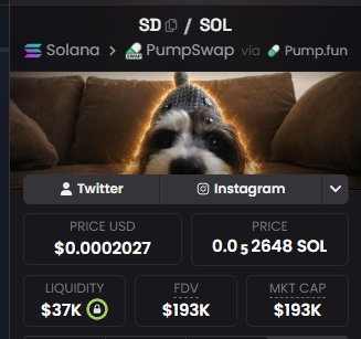 0xAMS93's tweet photo. $SD higher 

3H7kMWRa7WfrpBGcyMpiAxkjBCc7k1pDShjQLDHJpump https://t.co/6MC0OkYfmE