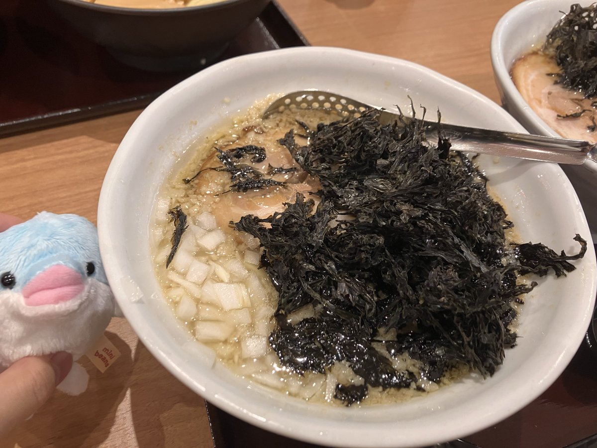 RerukaS's tweet photo. 新潟背脂岩のりラーメン
#ミニビーンズ https://t.co/7hJMwnJOCK