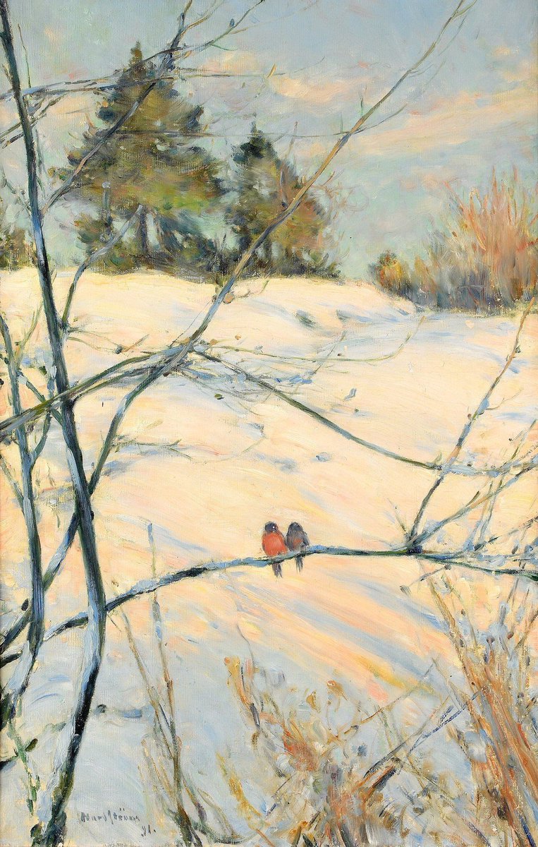 djolavarrieta's tweet photo. @dianadep1 @BrindusaB1 @marie_nassar @peac4love @s_msonia @marmelyr @scastaldi9 @artmajcar @leocarjr @MoviesDoe @Rebeka80721106 @Dida_ti @albertopetro2 @alleosa @CatarinaCabral @HAL909 @VivMilano @faheypatrica1 @DavLucia @AlessandraCicc6 @neblaruz @adadelousgoz @Gungordemirkan1 @LJmfSFTsfxuiMl5 @ramirofalconm @195501 @Sensibility_6 @tiquetaki @famartinez2001 @AndreLemire4 @LunaLeso Karl Nordström 🇸🇪 (1855-1923)
Winter Scene from Skansen
c. 1891 https://t.co/s3mVenIxkT