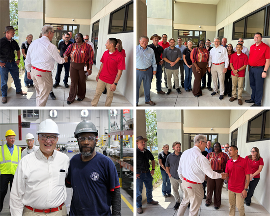 ATMC_USA's tweet photo. Great to welcome Congressman Rick W. Allen to Great Dane’s Statesboro plant! Congressman Allen met with members of the leadership and production teams and got a firsthand look at the work that goes into manufacturing American-made refrigerated trailers. Thank you for visiting! https://t.co/4hVeduE7dq