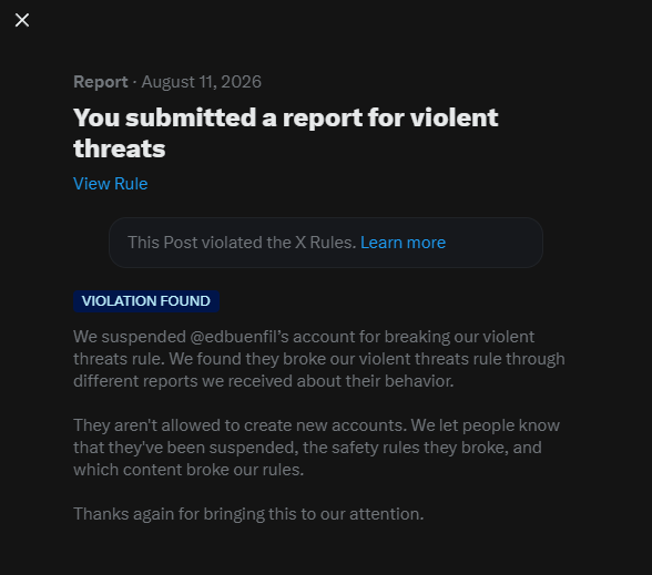 destroyinghate's tweet photo. @LoserGrail @SPMK2_ I got one of the incel losers account suspended. https://t.co/C7XSPvJ4II