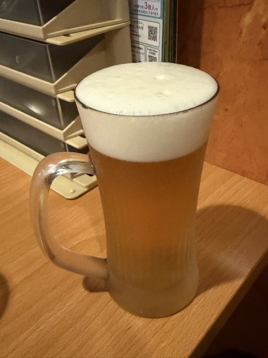 KanzakiTei's tweet photo. 連日頑張りすぎて眠たいので締めのビールとさせていただきます🍺✨️ https://t.co/7srKZvjquN