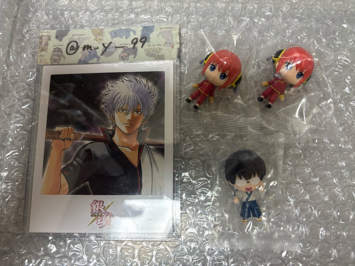 m_y__99's tweet photo. 【交換】銀魂　ガチャ　

譲）画像

求）つまんでつなげてマスコット2
土方、桂、エリザベス　各1

・都内手渡しもしくは郵送 https://t.co/PndqXViUbd