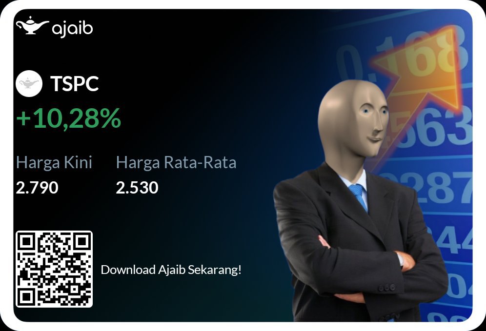 Azka_421's tweet photo. Punya TSPC aja, soalnya ADRO udh sell wkwk niatnya inves malah jadi swing https://t.co/n2NALehRLH