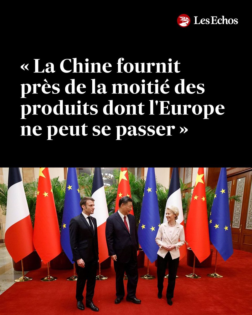 LesEchos's tweet photo. 🇨🇳⚡️🇪🇺 TRIBUNE. "Sur plus de 5.000 produits analysés, 206 apparaissent comme particulièrement critiques" https://t.co/v91HbxSsuO https://t.co/9HcmGmzXJF