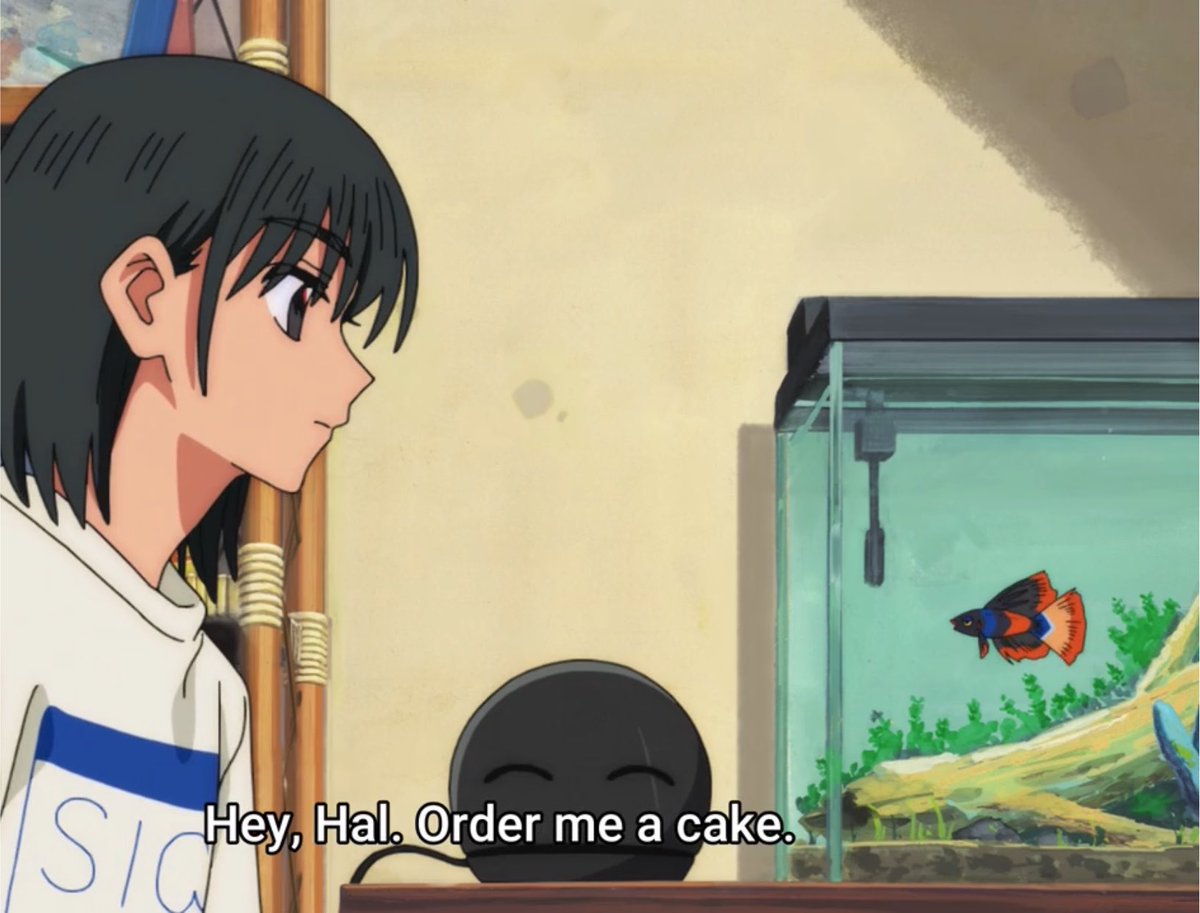 akudamadriver's tweet photo. I want to know more about mari and grace cuz they interact so casually for a human and a talking fish who’s actually a witch 😭 mari has her as her pfp and when she introduces herself she says she “ loves boxing and gon chan”  likee what’s their tea ??😭 https://t.co/Klj4FRvXwI