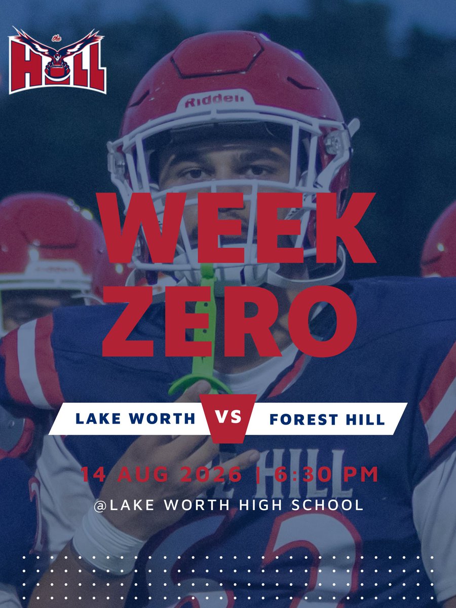 TheHillFB561's tweet photo. 🚨 IT'S GAME WEEK, FALCONS! 🚨 Week Zero is here! Coach Evan Williams leads the Falcons into battle for our very first game of the season, and our first year in the Florida Independent League! 🦅🔥
#GoFalcons #TheHill #WeekZero https://t.co/Qw5oVhpjfL
