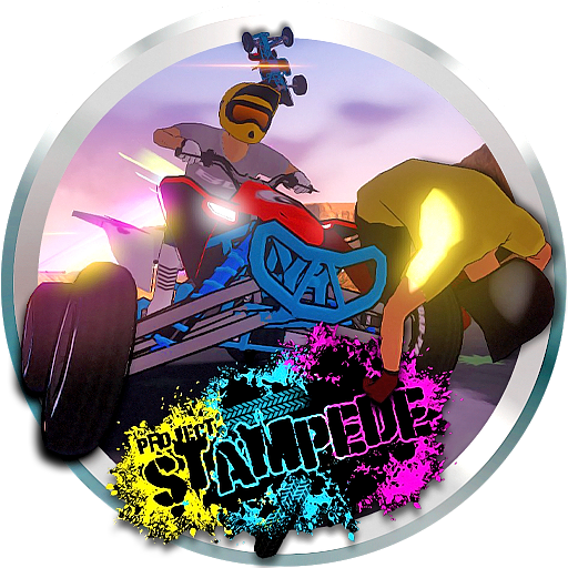 GaryArnott's tweet photo. @DirectrixGames Wishing you the very best of luck with your awesome new game Mel. Enjoyed it so much I made this nice shiny icon to take pride of place on my PC's desktop to celebrate and now can't wait to play the final version! 🙏😍

#ProjectStampede #DirectrixGames #Motorstorm #Fanart #Racing https://t.co/6TLW6xgSYW