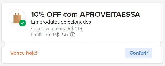cupomzitos's tweet photo. 🔥 ALERTA DE NOVOS CUPONS MERCADO LIVRE 🔥

🎟 Use o cupom APROVEITAESSA de 10% OFF
Compra mínima R$149
Limitado a R$150 OFF

Ativa na página de cada produto
Clique em Mostrar Mais para ver as ofertas

Ative seu novo cupom Mercado Livre e compre aqui:👇
https://t.co/HANIXcYXyi https://t.co/uu0DO7Kx45