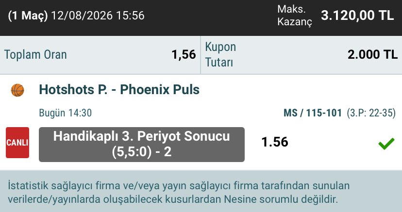 wengervip14's tweet photo. Vip grupta canlı bahislerle kasa katlıyoruz
Başlangıç 2000
Hedef 20000
İlk adım kazandı 2. Adım birazdan vip grupta verilecek grup için mesaj atabilirsiniz

#kupon #iddaa #canlıbahis #analiz https://t.co/hsp9pO4JdQ