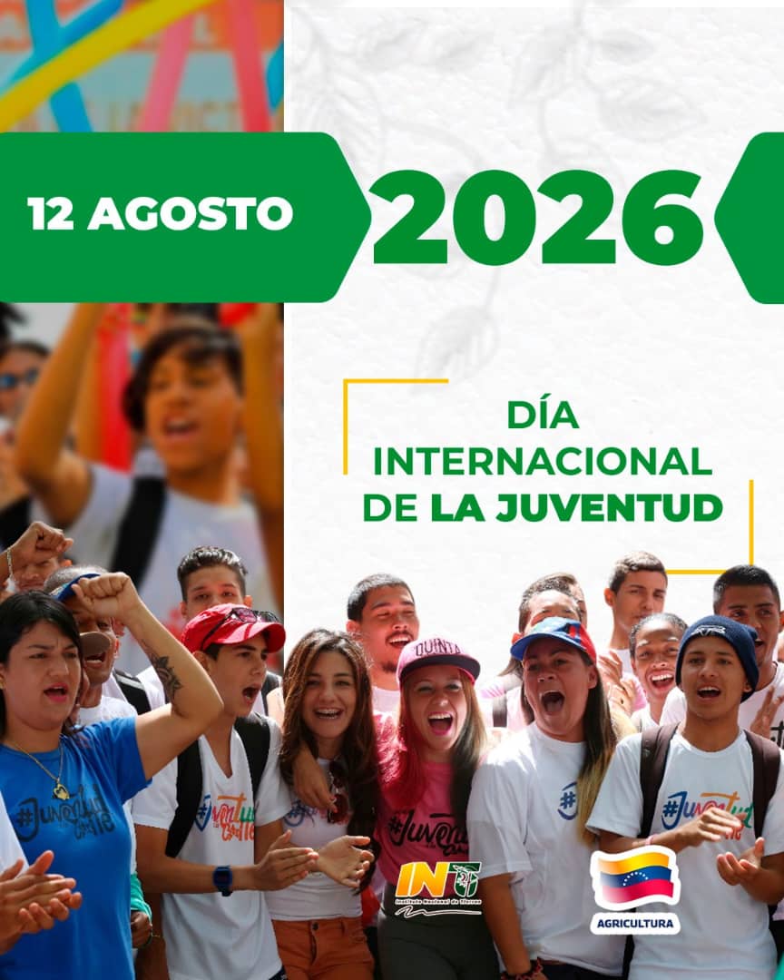 Carabobo_INTi's tweet photo. En el Día Internacional de la Juventud, reconocemos el potencial transformador de las nuevas generaciones en el desarrollo nacional. Su liderazgo, innovación y participación activa son fundamentales para impulsar la ciencia, la producción y el futuro técnico del país.
#Juventud https://t.co/oz5tgbie4h