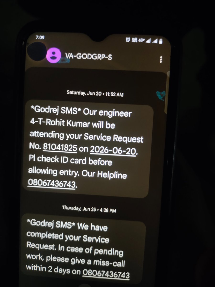 Koushal07424465's tweet photo. I complained about my refrigerator several days ago but no response has been given yet. @GodrejAppliance @godre https://t.co/kcPQhQzTQ3