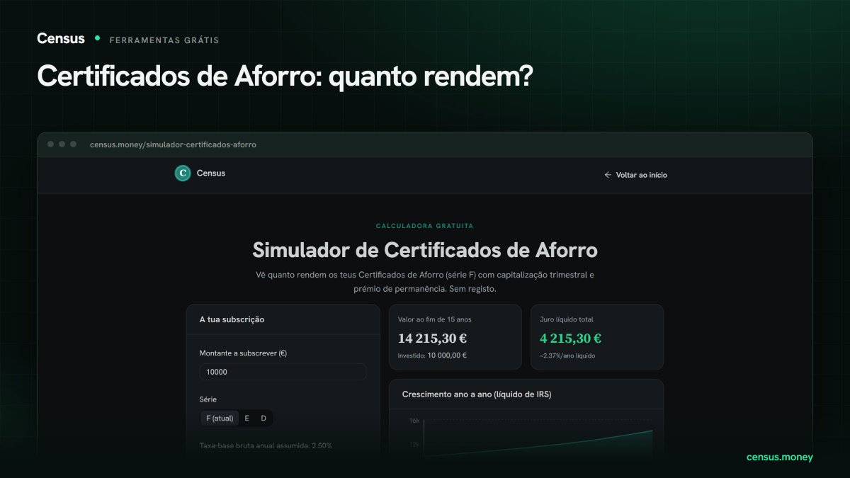 zemanels's tweet photo. Série F, capitalização trimestral, prémio de permanência e imposto. O valor real ao fim de cada ano.

Sem registo.

https://t.co/4QVYVqGpVz https://t.co/CrC4kSTnLT