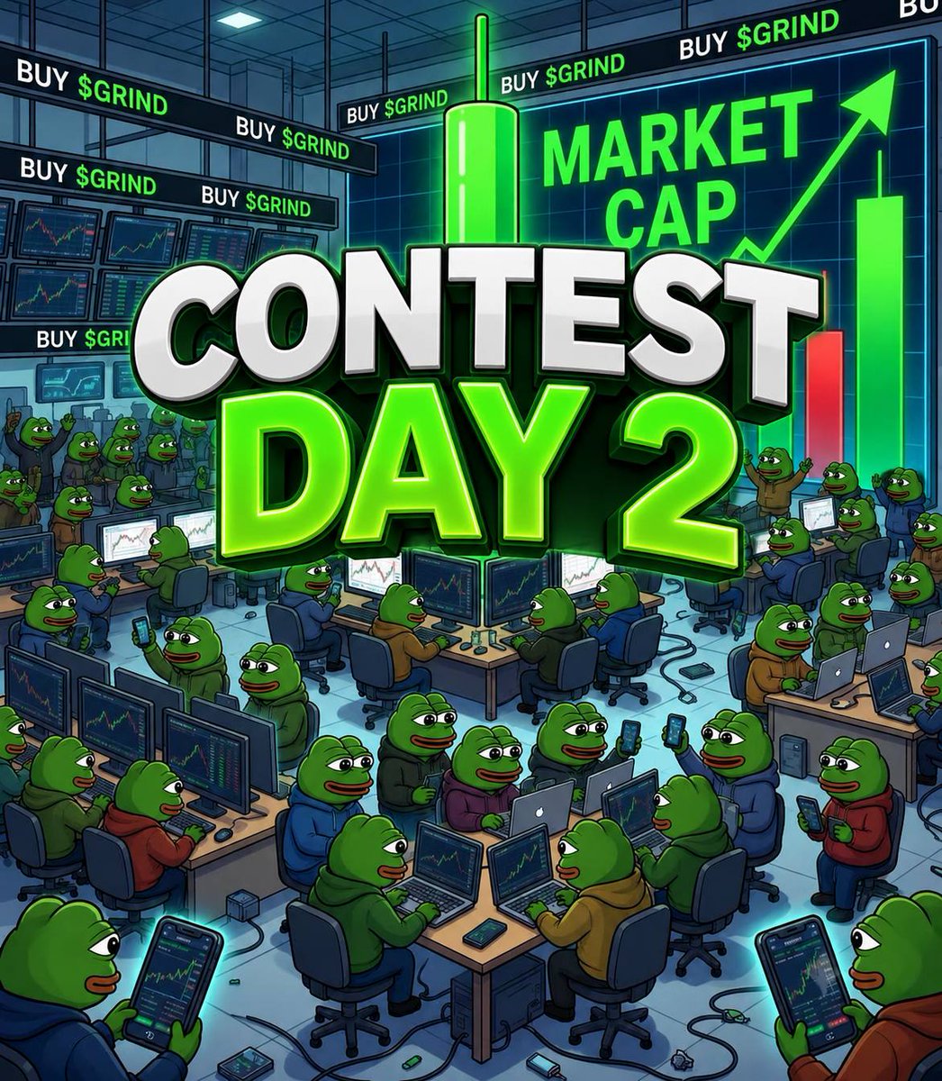 ElCucuy13666's tweet photo. @Grind_4_Bags @Doppelganger_OX 
🏆 $GRIND RAID CONTEST DAY 2🏆

🥇 1st Place: 1M $GRIND
🥈 2nd Place: 500K $GRIND

🔥 HOW TO PARTICIPATE:
Connect your X account to the Raider Bot, then use the Like, Repost & Comment options on all incoming raids.

⚡ Every action earns you XP — keep grinding and stack up your XP to increase your chances of winning!

⏰ Contest ends Thursday at 10:00 AM UTC.