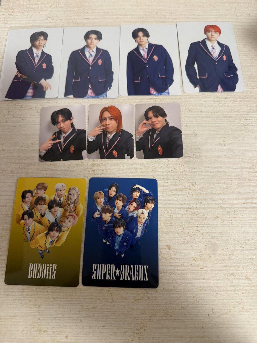 nsyszv's tweet photo. Yes!東京 封入トレカ 交換

通常盤トレカ
譲 画像
求 超特急

超特急盤トレカ
譲 画像

楽天ブックス
譲 画像
HMV店舗 店舗、オンライン
譲 画像

タワレコオンライン
譲 画像

求 超特急 シューヤ関連、
ステッカーBUDDiiS TAKUYA
または未使用シリアル

お気軽にお声がけください https://t.co/9jDaxMpJwY