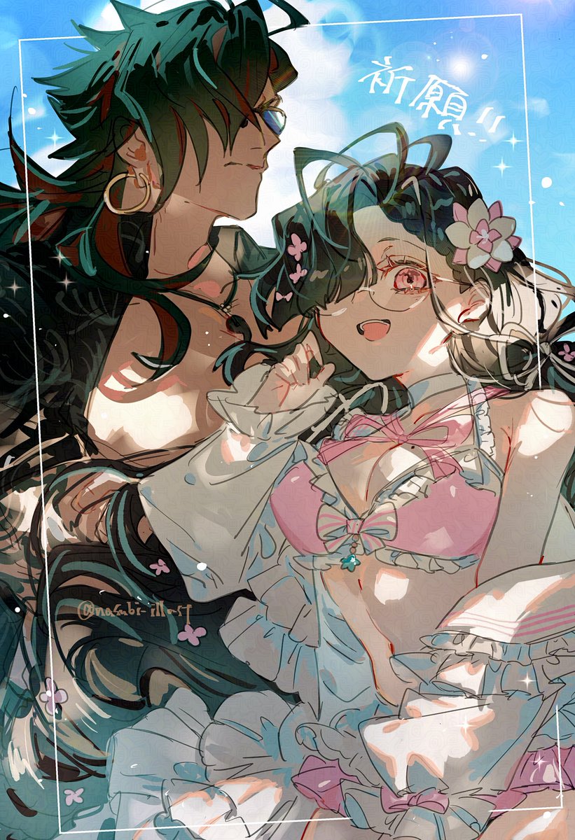 nasubi_illust's tweet photo. 水着小野小町ちゃん祈願！ https://t.co/NbjvA0TVMG